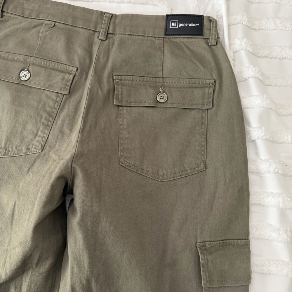 Olive Re Generation Cargo Jeans - Picture 8 of 12